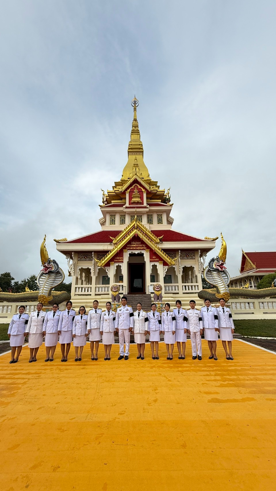 title - ส.ป.ก.ยโสธร ร่วมพิธีบำเพ็ญกุศลและทำบุญตักบาตร เนื่องในวาระครบ 100 วัน (สตมวาร) เพื่อถวายเป็นพระกุศลแด่ สมเด็จพระเจ้าลูกเธอ เจ้าฟ้าพัชรกิติยาภาฯ